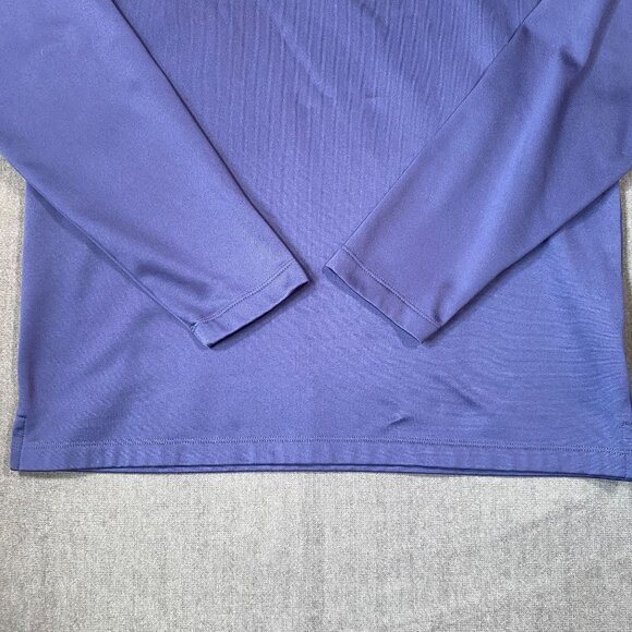 Nike Dri-Fit Girls Golf Quarter-Zip Pullover Sweater M Blue Womens size Medium - Picture 2 of 10